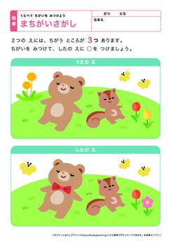 間違い探し（かんたん）